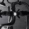 Kingston Brass KS248MB Deck Mount Clawfoot Tub Faucet with Hand Shower, Matte Black KS248MB - alternate 5
